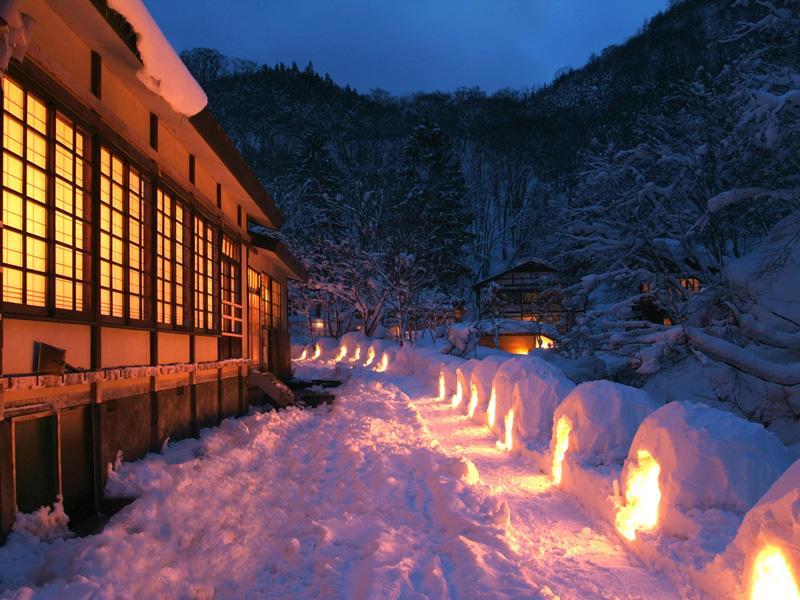 Lamp No Yado Aoni Onsen Hotel Hirakawa Exterior photo